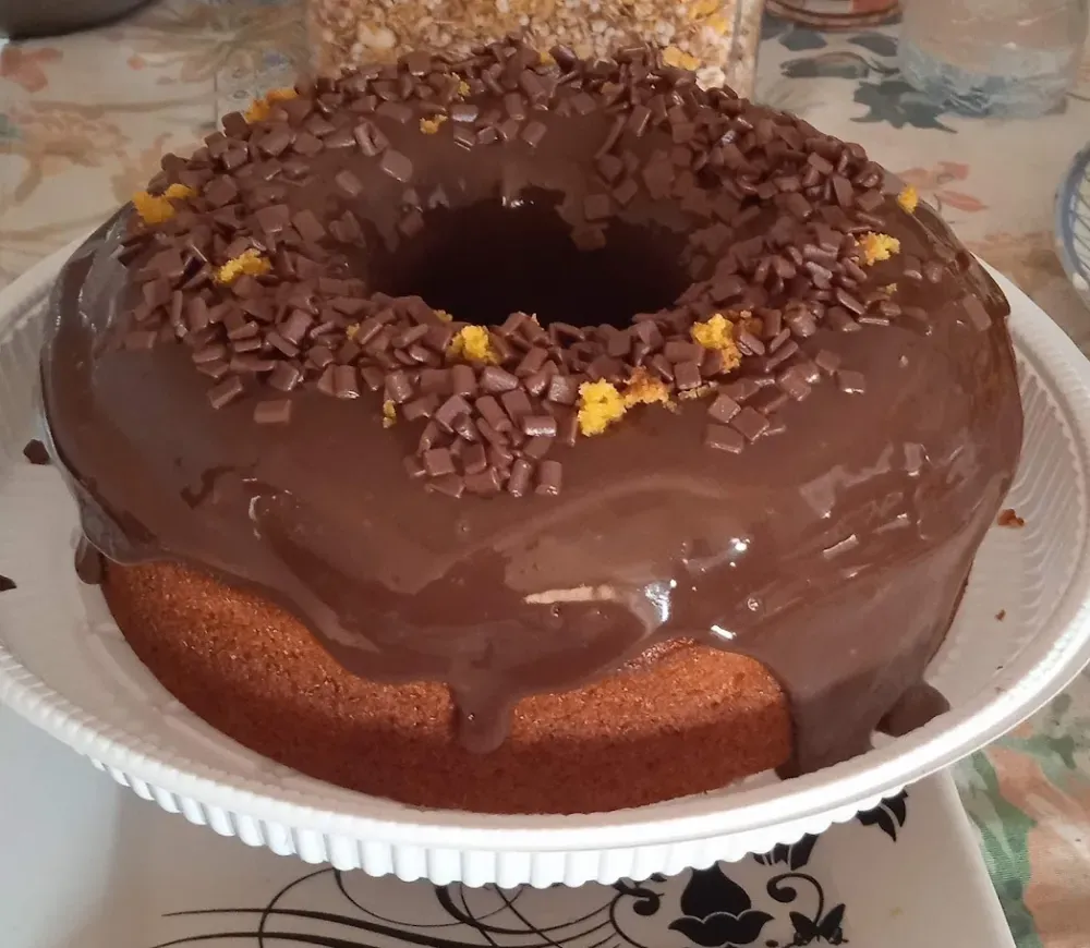 Bolo de Cenoura (fatia) — foto 1 — Doces da Demo — Catálogo Fácil — São Paulo